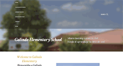 Desktop Screenshot of galindoelementary.org