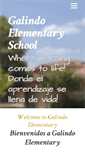 Mobile Screenshot of galindoelementary.org